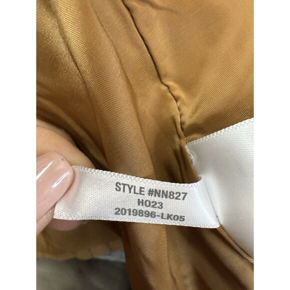 NWT Madewell Womens Oversized Blazer Brown Stripe 6 Wool Blend Single Breasted - Picture 12 of 13